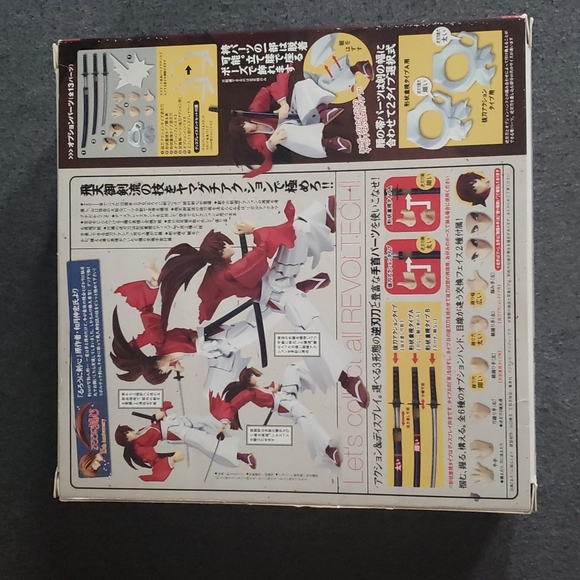 Revoltech Yamaguchi Series 109 Himura Kenshin 135mm Action Figure New In Box - Picture 3 of 11